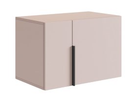 Антресоль двухдверная L600 Баско кашемир в Междуреченском - mezhdurechenskij.mebel-tymen.ru | фото