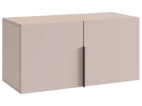 Антресоль двухдверная L800 Баско кашемир в Междуреченском - mezhdurechenskij.mebel-tymen.ru | фото