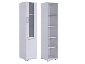 Стеллаж Лайт-2 белый/белый в Междуреченском - mezhdurechenskij.mebel-tymen.ru | фото