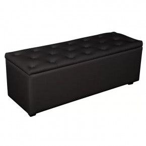 Банкетка Монако-2 (черный) в Междуреченском - mezhdurechenskij.mebel-tymen.ru | фото