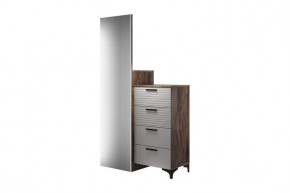 Брента Комод с зеркалом Жемчуг в Междуреченском - mezhdurechenskij.mebel-tymen.ru | фото