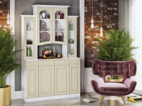 Буфет 4-х створчатый Констанция Фисташка, Мускат в Междуреченском - mezhdurechenskij.mebel-tymen.ru | фото