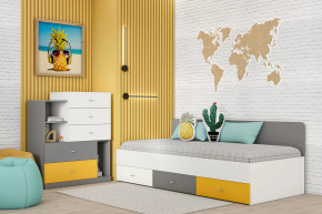 Детская Клео С-4, графит, миндаль, солнечный Диал в Междуреченском - mezhdurechenskij.mebel-tymen.ru | фото