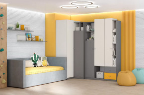 Детская Клео С-5, графит, миндаль, солнечный Диал в Междуреченском - mezhdurechenskij.mebel-tymen.ru | фото