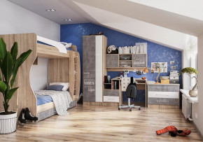 Детская спальня Колибри-Лофт в Междуреченском - mezhdurechenskij.mebel-tymen.ru | фото