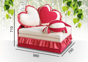 Детский Диван-Кровать Нежность в Междуреченском - mezhdurechenskij.mebel-tymen.ru | фото