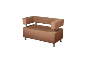 Диван 2-х местный Рейли (коричневый) в Междуреченском - mezhdurechenskij.mebel-tymen.ru | фото