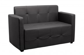 Диван 2-х местный Ситено (черный) в Междуреченском - mezhdurechenskij.mebel-tymen.ru | фото