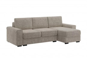 Диван-кровать угловой "Леон" жемчужно-серый в Междуреченском - mezhdurechenskij.mebel-tymen.ru | фото