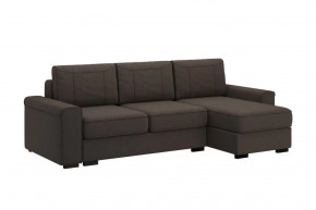 Диван-кровать угловой "Леон" корица в Междуреченском - mezhdurechenskij.mebel-tymen.ru | фото