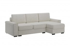 Диван-кровать угловой "Леон" перламутровый в Междуреченском - mezhdurechenskij.mebel-tymen.ru | фото