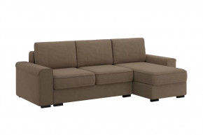 Диван-кровать угловой "Леон" песчаный в Междуреченском - mezhdurechenskij.mebel-tymen.ru | фото