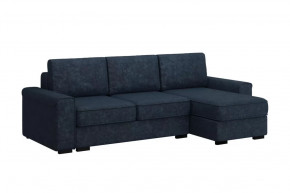 Диван-кровать угловой "Леон" сапфировый в Междуреченском - mezhdurechenskij.mebel-tymen.ru | фото