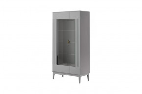 Фарго Шкаф витрина ШР-2 Антрацит в Междуреченском - mezhdurechenskij.mebel-tymen.ru | фото