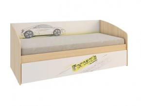 Кровать Форсаж (Софа) дуб сонома/белый в Междуреченском - mezhdurechenskij.mebel-tymen.ru | фото