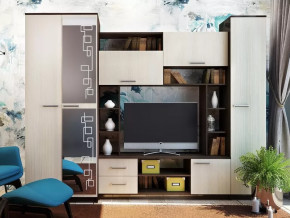 Гостиная Флора венге-дуб в Междуреченском - mezhdurechenskij.mebel-tymen.ru | фото