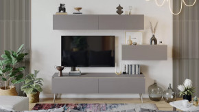 Гостиная «Глосс» №6 Баттл Рок, Бежевый в Междуреченском - mezhdurechenskij.mebel-tymen.ru | фото