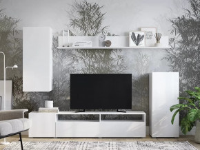 Гостиная Лира ЛДСП белый в Междуреченском - mezhdurechenskij.mebel-tymen.ru | фото