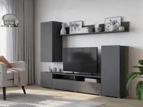 Гостиная Лира ЛДСП серый графит в Междуреченском - mezhdurechenskij.mebel-tymen.ru | фото