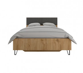 GRACE кровать LOZ120х200 (Дуб наварра/Графит) в Междуреченском - mezhdurechenskij.mebel-tymen.ru | фото