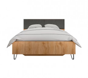 GRACE кровать LOZ160х200 (Дуб наварра/ Графит) в Междуреченском - mezhdurechenskij.mebel-tymen.ru | фото