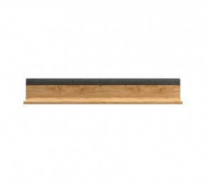 GRACE полка POL140 (Дуб наварра/Графит) в Междуреченском - mezhdurechenskij.mebel-tymen.ru | фото