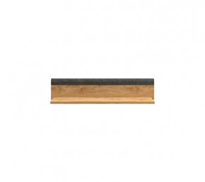 GRACE полка POL98 (Дуб наварра/Графит) в Междуреченском - mezhdurechenskij.mebel-tymen.ru | фото