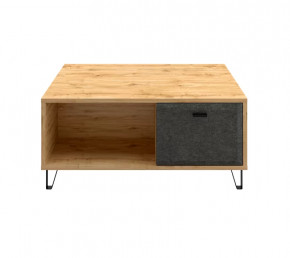 GRACE стол журнальный LAW2D (Дуб наварра/Графит) в Междуреченском - mezhdurechenskij.mebel-tymen.ru | фото