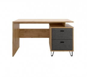 GRACE стол письменный BIU2S  (Дуб наварра/Графит) в Междуреченском - mezhdurechenskij.mebel-tymen.ru | фото