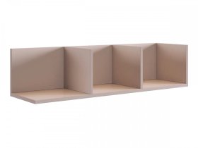 Полка навесная 2 Рич кашемир в Междуреченском - mezhdurechenskij.mebel-tymen.ru | фото