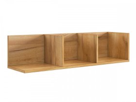 Полка навесная 2 Рич дуб крафт золотой в Междуреченском - mezhdurechenskij.mebel-tymen.ru | фото