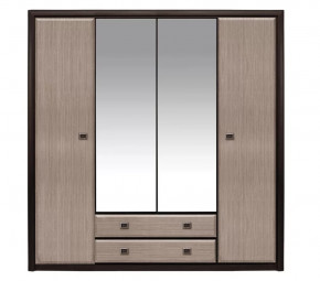 КОЕН шкаф с зеркалом SZF4D2S (Венге/Штрокс) в Междуреченском - mezhdurechenskij.mebel-tymen.ru | фото