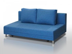 Диван Комфорт Лайт без подлокотников 2 подушки denim в Междуреченском - mezhdurechenskij.mebel-tymen.ru | фото
