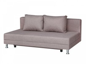 Диван Комфорт Лайт без подлокотников 2 подушки латте в Междуреченском - mezhdurechenskij.mebel-tymen.ru | фото