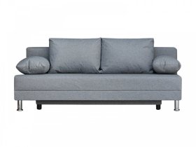 Диван Комфорт без подлокотников 4 подушки грей в Междуреченском - mezhdurechenskij.mebel-tymen.ru | фото