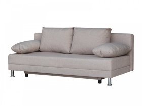 Диван Комфорт без подлокотников 4 подушки кэмел в Междуреченском - mezhdurechenskij.mebel-tymen.ru | фото