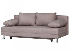 Диван Комфорт без подлокотников 4 подушки латте в Междуреченском - mezhdurechenskij.mebel-tymen.ru | фото