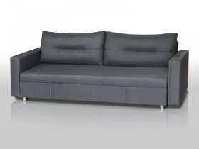 Диван Комфорт с прямыми подлокотниками графит в Междуреченском - mezhdurechenskij.mebel-tymen.ru | фото