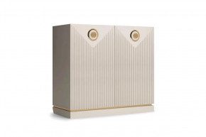 Комод 2-дверный "Капри" Сатин/Сатин в Междуреченском - mezhdurechenskij.mebel-tymen.ru | фото