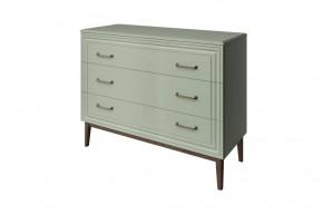 Комод 3 ящика Гориция Зелёный самшит в Междуреченском - mezhdurechenskij.mebel-tymen.ru | фото