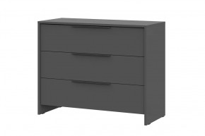Комод 3 ящика Камелия 1 Серия 2, графит в Междуреченском - mezhdurechenskij.mebel-tymen.ru | фото