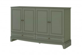 Комод 4 двери + 2 ящика Лорето Лак Зелёный самшит в Междуреченском - mezhdurechenskij.mebel-tymen.ru | фото