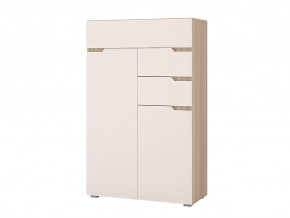 Комод Анталия Сонома-Белый софт в Междуреченском - mezhdurechenskij.mebel-tymen.ru | фото