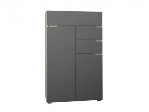 Комод Анталия Сонома-Графит софт в Междуреченском - mezhdurechenskij.mebel-tymen.ru | фото