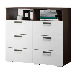 Комод Азаро венге/белый глянец в Междуреченском - mezhdurechenskij.mebel-tymen.ru | фото