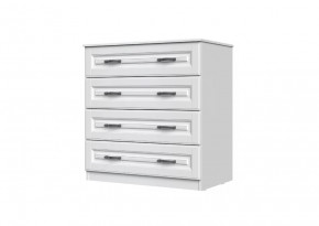 Комод "Кантри" 4 ящика, белый в Междуреченском - mezhdurechenskij.mebel-tymen.ru | фото