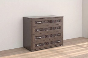 Комод Кэт-4 4 ящика Венге Диал в Междуреченском - mezhdurechenskij.mebel-tymen.ru | фото