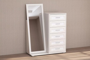 Комод Кэт-4, 6 ящиков с зеркалом Диал в Междуреченском - mezhdurechenskij.mebel-tymen.ru | фото