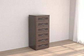 Комод Кэт-4 6 ящиков Венге Диал в Междуреченском - mezhdurechenskij.mebel-tymen.ru | фото