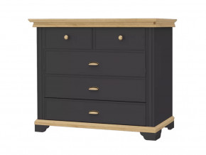 Комод Лиана-1 Дуб Крафт Золотой/Графит в Междуреченском - mezhdurechenskij.mebel-tymen.ru | фото